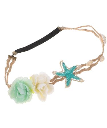 Lurrose Sea Star Headband - Pearl Shell Hair Accessory for Weddings & Beach Parties | International Shipping Available - Buy Online on GoSupps.com