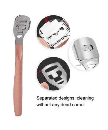 Premium Rose Gold Callus Remover Set | Stainless Steel Foot File & Pedicure Tool for Smooth Skin | International Shipping - Buy Online on GoSupps.com