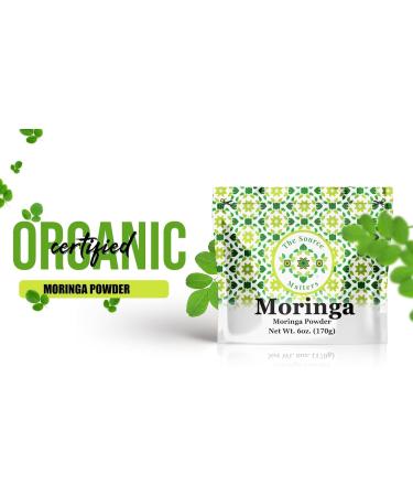 Organic Moringa Leaf Powder | Fresh-Dried Superfood from Indonesia | USDA Certified Organic | Ideal for Blending Into Smoothies Teas or Juice - 170g Bulk Pouch (42 Servings) 6 Ounce (Pack of 1) - Buy Online on GoSupps.com