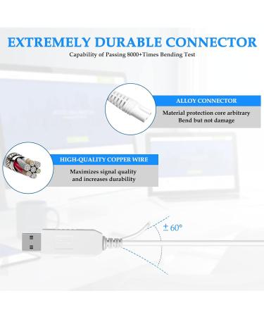Multim USB Charger Cable for Braun Silk Epil 12V Power Cord - Replacement Charging Lead for Braun Silk Epil 9, 7, 5 - Beard Trimmer Charger - Epilator Hair Removal - Buy Online on GoSupps.com