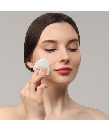 Tuxxjzm Foundation Puff Cushion Foundation Puff Powder Puff Makeup Pad in Black - Practical Efficient Foundation Cushion Tassel Triangular Powder Puff for Foundation Liquid Application White Pineapple (Boxed) - Buy Online on GoSupps.com