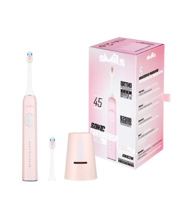 Vitammy SMILS powder pink toothbrush 5 brushes pressure control function orthodontic appliance washing program