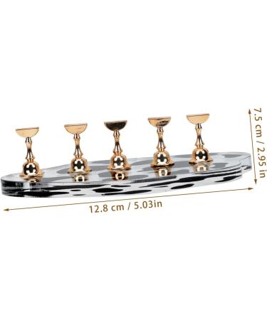 Mikinona Cow Base Manicure Tools Nail Practice Rack Acrylic Nail Holder Salon Nail Art Tool Nail Stand for Practice Stand Nail Art Practice Stand Magnetic Tool Accessories Alloy Cosmetic - Buy Online on GoSupps.com