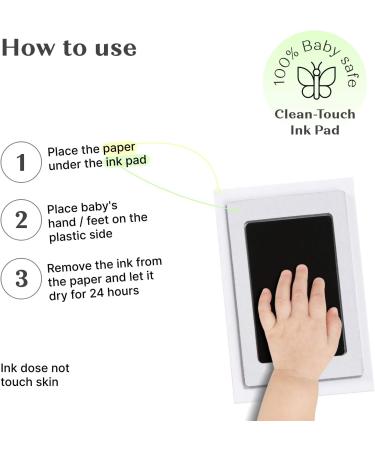 Karids Baby Handprint & Footprint Impression Kit in Gift Box - Newborn Shower Gift - Buy Online on GoSupps.com