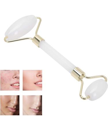 Verdant Touch White Jade Anti-Aging Facial Roller Ergonomic Massager for Youthful Skin Care - Buy Online on GoSupps.com