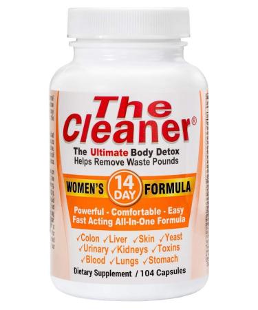 Century Systems The Cleaner - Women's Formula 104 Capsules by 14 Day Women's Formula (packaging may vary) 104 Count (Pack of 1)