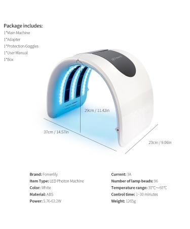 LIARTY 7 Colors LED Light Mask | Portable PDT Facial Mask for Anti-Wrinkle Blackhead & Spot Removal | Skin Rejuvenation (EU Plug) - Buy Internationally - Buy Online on GoSupps.com