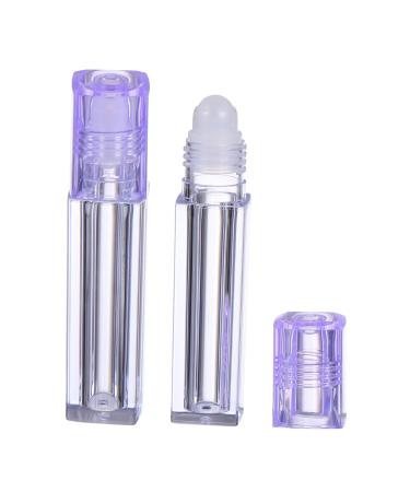 Beaupretty 20 Pcs Roller Ball Essential Oil Bottle Refillable Bottles Oil Roller Bottles Empty Bottles Roll-on Bottles Roller Ball Bottle Square Plastic Roll-on Bottle 9X2cmx2pcs Purplex2pcs