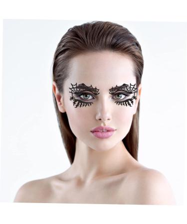 ABOOFAN Halloween Fake Eyelashes 2 Pairs eye shadow stickers false eyelashes Paper halloween eyelashes cross false eyelashes for Fluffy Eyeslash - Buy Online on GoSupps.com