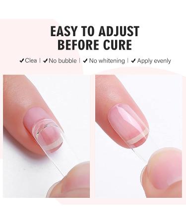 Canvalite Gel Nail Glue - Upgrade Long Lasting UV Nail Adhesive for Nail Extensions | Super Strong Pink Gel for DIY Nail Art - Buy Online on GoSupps.com