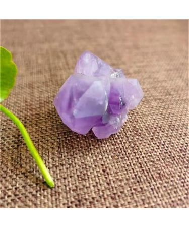Natural Crystal Rough Natural Crystal Natural Amethyst Raw Quartz Small Cluster Stone Crystal Dot Specimen Home Decor (Color : 100g) - Buy Online on GoSupps.com