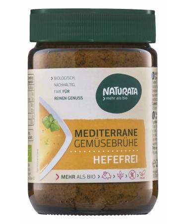 Naturata Organic Mediterranean Vegetable Broth Yeast-Free (1 x 200 g) 1 x 200 gr