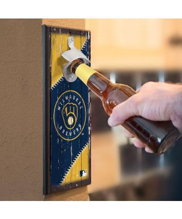 WinCraft MLB Boston Red Sox Wood Sign Bottle Opener | Team Colors | 5x11 - Buy Online on GoSupps.com