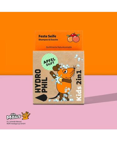 Hydrophil Shampoo & Shower 2in1 apple 60 g - Buy Online on GoSupps.com