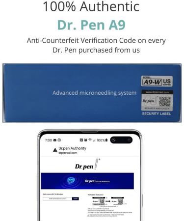 Dr. Pen Ultima A9 Wireless Derma Beauty Pen Kit - 0.25mm 12pins & 36pins + Round Nano (2 each) - Skin Care Tool - Buy Online on GoSupps.com