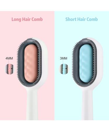 2-Piece Cat Brush Set | Portable Animal Hair Removal Brush with Water Tank | Multi-Functional Pet Cleaning Tool - Buy Online on GoSupps.com