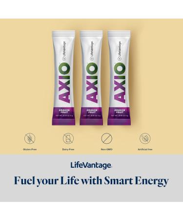 AXIO Dragonfruit Energy Drink Powder - 30 Packets | Instant Energy Supplement with B Vitamins DMAE L-Theanine & More | International Shipping - Buy Online on GoSupps.com