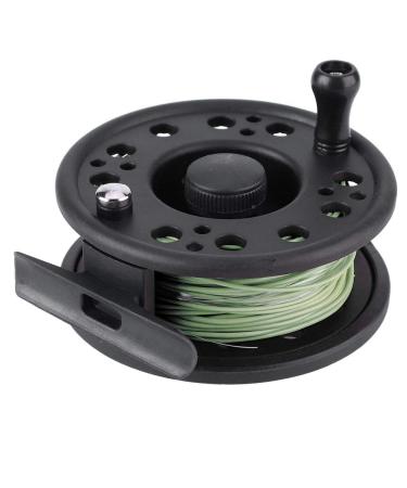 Fly fishing reel 7/8 5/6 fly reel with line left/right and the required fishing lines apple green