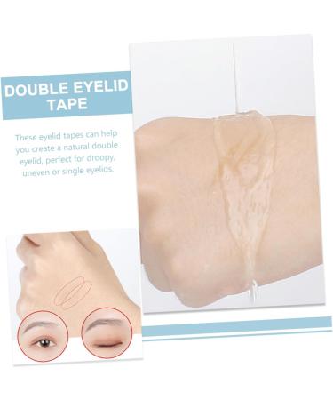 POPETPOP 2 Sets 2 sided tape eyelid tape for droopy eyes eye lift strips eyelid stickers for hooded eyes invisible eye lid lifters invisible eyelid lift strips double eyelid glue - Buy Online on GoSupps.com