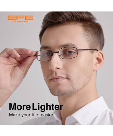 Buy EFE Metal Frame Reading Glasses - 2.5x Spring Hinge Eyeglasses | Lightweight 4 Pack Mix Color for Men & Women - International Shipping Available - Buy Online on GoSupps.com