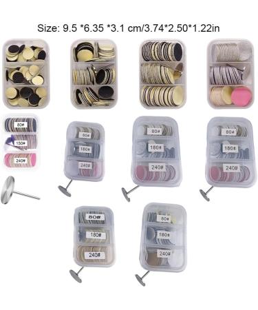 FIOERDTUIE Manicure Pedicure Disc For Shaping Nails Moisture-proof Lid Dustproof And Moisture-proof ABS Nails Accessories And Tools 25mm Style 2 - Buy Online on GoSupps.com