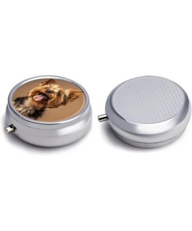 Travel Pill Box with 3 Compartments | Portable Medicine Organizer with Fun Tongue Print | Ideal for Purse & Pocket - Buy Online on GoSupps.com