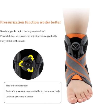 Adjustable Compression Sport Ankle Brace - Breathable Support for Running Basketball Injury Recovery & Sprains - Buy Online on GoSupps.com