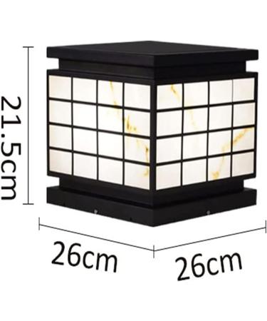 Courtyard Light Solar Outdoor Lamp Post Lights Square Waterproof Exterior Lantern Lighting Fixtures Garden Patio Yard Pathway Driveway Landscape Path Lights (Size : 32 * 32 * 28cm) () - Buy Online on GoSupps.com