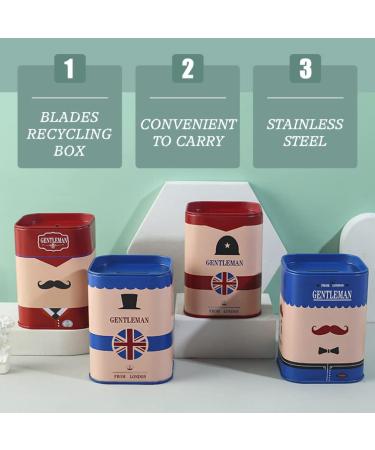 Beaupretty Razor Blade Bank - 2pcs Safety Disposal Case for Recycling & Storage - Ideal for Safety Razors - Buy Online on GoSupps.com
