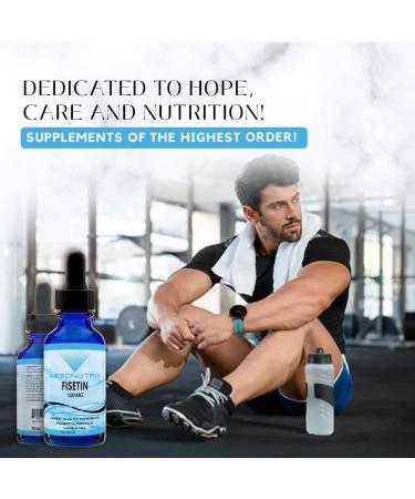 Absonutrix Fisetin 100 mg 4 Oz Liquid 200 Servings Made in USA Quick Absorption Quality Potent Ingredients Third-Party Tested Non-GMO GMP Certified Cruelty Free Products - Buy Online on GoSupps.com