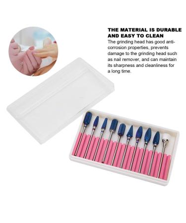 Life 10Pcs Nail Drill Bits Set - Tungsten Acrylic File Bits for Manicure Pedicure - Nail Grinding Head Fine Grit for Acrylic Gel Nails - Buy Online on GoSupps.com