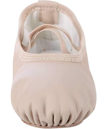 Dynadans Soft Leather Ballet Shoes - Nude, Big Kid Size 4 - Buy Online on GoSupps.com