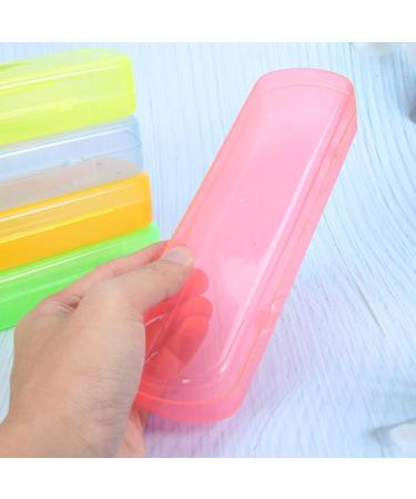 Zerodeko 5pcs Travel Toothbrush Holder - Durable PP Compact 21x5.5cm - International Shipping Available - Buy Online on GoSupps.com