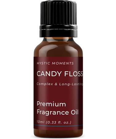 Mystic Moments Candy Floss Fragrance Oil 10ml - Ideal for Soaps, Candles, Bath Bombs, Oil Burners, Diffusers, Skin & Hair Care - Sweet Candy Floss Scent - Buy Online on GoSupps.com