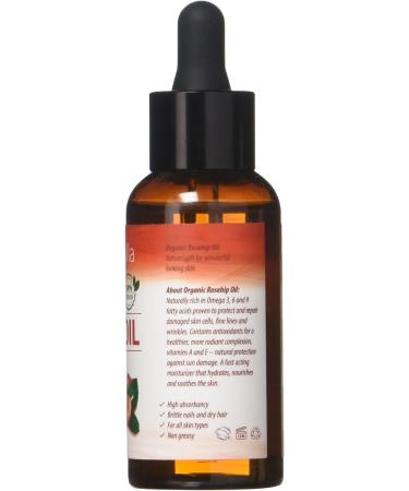 Organic 100% Pure Rosehip Oil - 2 oz, Cold Pressed & Unrefined - Anti-Aging & Hydrating Formula for Fine Lines, Scars, Stretch Marks, and Skin Pigmentation - High Absorbency, Non-Greasy - Daily Use - Buy Online on GoSupps.com