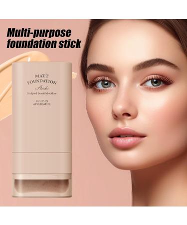 Foundation stick concealer pen foundation stick face primer blemish corrector portable foundation makeup corrector 20 g with makeup brush 03 1 piece 1er Pack - Buy Online on GoSupps.com