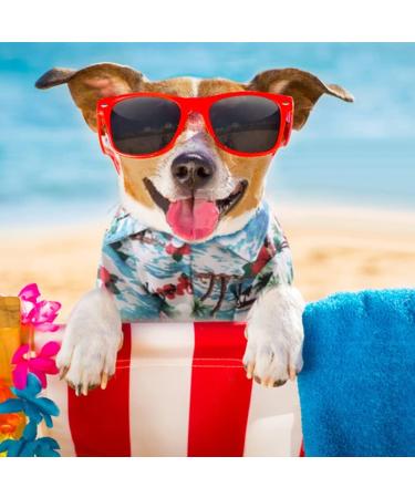 Pet Hawaiian Shirt Fashionable Breathable Dog Summer T-Shirt Comfortable Seaside Resort Style Pet Clothes Puppy Clothing for Small to Medium Dogs Cats(S) - Buy Online on GoSupps.com