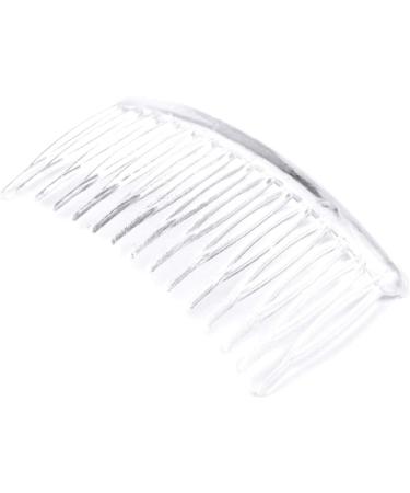 20 Transparent Side Hair Combs for French Twist & Wedding Veils - Premium Bridal Accessories - Buy Online on GoSupps.com