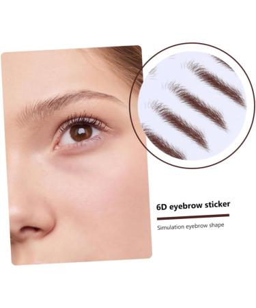 Housoutil 4pcs Eyebrow Stickers Eyebrow Stenciebrow Transfer Water Transfer Eyebrow Sticker Set Semi-permanent - Buy Online on GoSupps.com