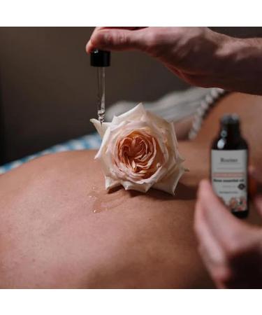 Pure Rose Essential Oil Premium Essential Oil for Diffuser Aromatherapy & Relaxation Uplift Mood Soothe Muscles Undiluted Long Lasting Floral Scent (Rose) - Buy Online on GoSupps.com