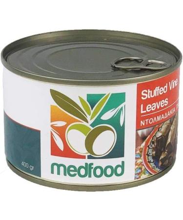 Traditional Hand Stuffed Vine Leaves - Dolmades - Dolmadakia 400g Tin - Vineleaves Stuffed with Rice and Herbs - Buy Online on GoSupps.com