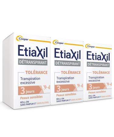 Etiaxil ETIAXIL - Deodorant Deodorant - Excessive Perspiration Treatment - Armpits - TOLERANCE - Effectiveness 3 days - 3x15 ml