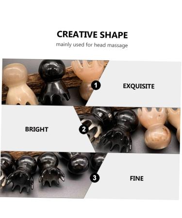 Healeved Octopus Massage Comb Tool - Antistatic Horn Comb for Relaxation & Hair Care | International Shipping - Buy Online on GoSupps.com