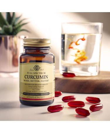 Solgar Full Spectrum Curcumin 30 Liquid Extract Softgels - Premium Turmeric Supplement - Buy Online on GoSupps.com