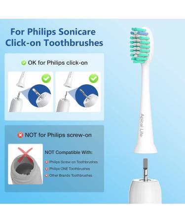 8 Pack Soft Replacement Toothbrush Heads | Compatible with Philips Sonicare | Click-on Design | High-Quality Brush Heads - Buy Online on GoSupps.com