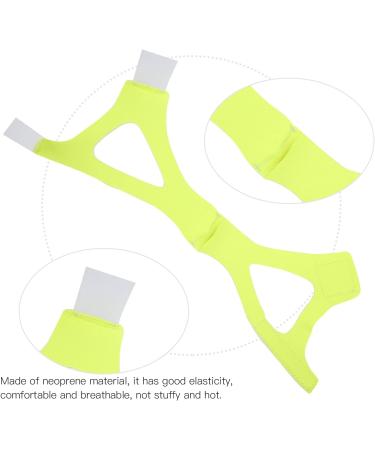 Anti Snoring Chin Strap - Snore Relief Solution for Adults - Adjustable & Breathable (Yellow) - Buy Online on GoSupps.com