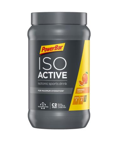 Powerbar Isoactive Orange 600 g - Isotonic Sports Drink - 5 Electrolytes + C2MAX Orange 600 g (Pack of 1)