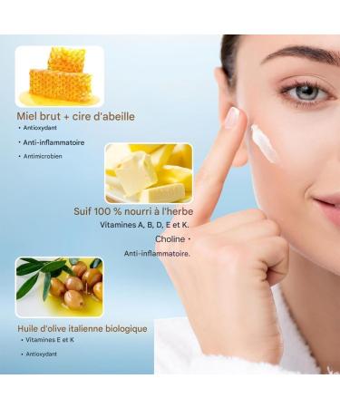  G n rique Face Cream | 57g Soothing Multi-Hydrating Balm Firming Eye Cream For Women and Men - Eyes Face Neck - Daily Day and Night Use - Buy Online on GoSupps.com