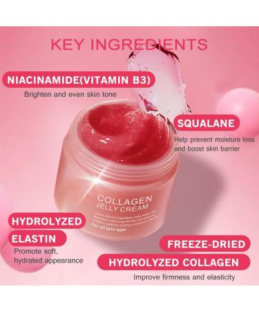 Glow Boost Duo Collagen Jelly Cream & Zero Exosome Shot Facial Serum Pore Care Firming Elasticity Hydration Korean Skin Care - Buy Online on GoSupps.com