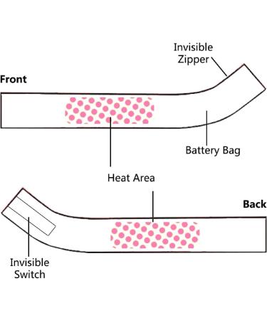 Tophomer Heated Scarf - USB Neck Warmer with 3 Heat Settings | Cold Weather Protection for Outdoor Activities | Winter Essential in White - Buy Online on GoSupps.com